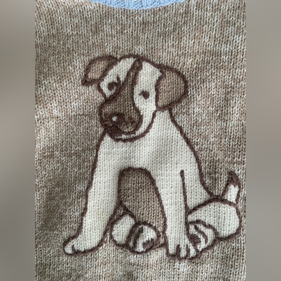 ✨SOLD✨ 12 Months Standard Blues Puppy Dog Sweater - Picture 3 of 6